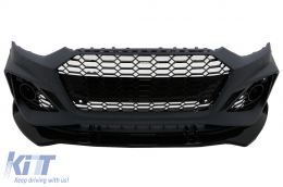 Paraurti per Audi A5 F5 Facelift 2020+ Griglia labbro inferiore Racing Look PDC SRA-image-6098888