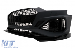 Paraurti per Audi A5 F5 Facelift 2020+ Griglia labbro inferiore Racing Look PDC SRA-image-6098890