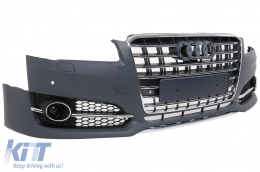 Paraurti per Audi A8 D4 Facelift D4.5 2014-2017 Griglia S8 Design-image-6104175
