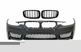 image-22-Paraurti per BMW 3 F30 F31 Non LCI e LCI 11-18 M3 Sport EVO Look Griglie Doppio
