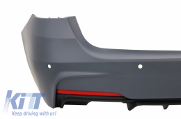 Paraurti per BMW 3 F31 Touring 11-18 Look M-Performance Doppio Uscita Singola-image-6040128