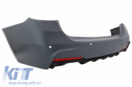 Paraurti per BMW 3 F31 Touring 11-18 Look M-Performance Doppio Uscita Singola-image-6040129