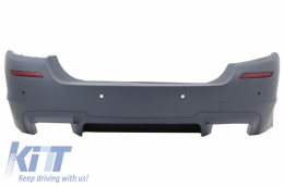 Paraurti per BMW 5er F10 11-17 Minigonne Punte Marmitta Scarico Carbonio M5 Look-image-6057134