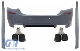 image-21-Paraurti per BMW 5er F10 11-17 Minigonne Punte Marmitta Scarico Carbonio M5 Look