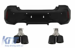 image-19-Paraurti per BMW Serie 1 F20 F21 LCI 2015-06.2019 Suggerimenti Scarico M2 Design