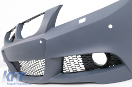 Paraurti per BMW Serie 3 E90 Berlina E91 Touring LCI 2008-2011 M-Technik Design con PDC SRA Fendinebbia-image-6112793