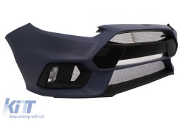 Paraurti per Ford Focus MK3 C346 2015-2018 Design Sportivo Griglia Fendinebbia-image-6105251