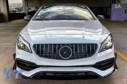 Paraurti per Mercedes Classe A W176 12-18 Griglie A45 Design Facelift Look-image-6112951