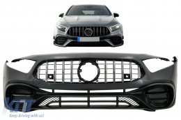Paraurti per Mercedes Classe A W177 Hatchback / V177 Sedan 2018-2022 A45 Design Griglia-image-6079719