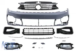 image-71-Paraurti per VW Passat B8 3G 2015-2018 upgrade B8.5 R-Line Design Griglia