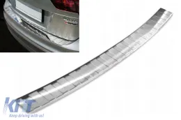 image-43-Paraurti posteriore Avisa protettore adatto per Volkswagen Tiguan, R-line, Allspace 2015-2020, dopo il 2020, eHybrid dopo il 2020, cromo
