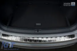 Paraurti posteriore Avisa protettore adatto per Volkswagen Tiguan, R-line, Allspace 2015-2020, dopo il 2020, eHybrid dopo il 2020, cromo-image-6211653