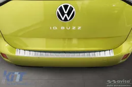 Paraurti posteriore Avisa protettore adatto per Volkswagen ID Buzz, Cargo dopo il 2022, cromo-image-6211782