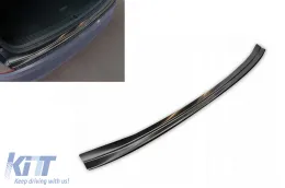 image-77-Paraurti posteriore Avisa protettore adatto per Skoda Kodiaq, Scout 2016-2021, dopo il 2021, RS 2019-2021, dopo il 2021, laccato nero