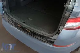 Paraurti posteriore Avisa protettore adatto per Skoda Kodiaq, Scout 2016-2021, dopo il 2021, RS 2019-2021, dopo il 2021, laccato nero-image-6211882
