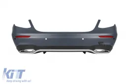 image-38-Paraurti posteriore Design Line adatto per Mercedes E-Class W213 berlina 2016-2018