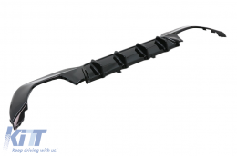 Paraurti posteriore Diffusore d'aria per BMW Serie 3 G20 G28 G21 2019+ Nero lucido Design M340i-image-6094293