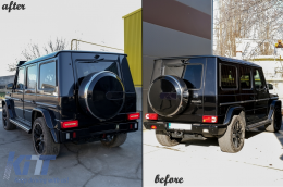 Paraurti posteriore & Parafanghi Passaruota per Mercedes G W463 89-13 G63 G65 Look-image-6084096