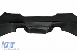 Paraurti posteriore per BMW Serie 5 E60 2003-2010 Design M5 Gemello Doppio Diffusore d'aria-image-6099745