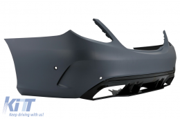 Paraurti posteriore per Mercedes Classe C W205 Limousine 2014-2020 C63 Look-image-6061032