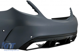 Paraurti posteriore per Mercedes Classe C W205 Limousine 2014-2020 C63 Look-image-6061037