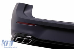 Paraurti posteriore per VW Golf VIII Hatchback Mk8 MQB 2020-2023 R Design Diffusore d'aria-image-6127231