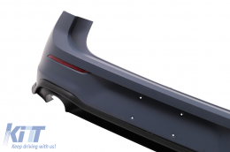 Paraurti posteriore per VW Golf VIII Hatchback Mk8 MQB 2020-2023 GTI Design Diffusore d'aria-image-6127226