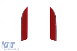 Paraurti posteriore RS6 2021 adatto per Audi A6 Avant, Allroad 2015-2018 con terminali di scarico neri-image-6164480