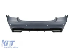 image-23-Paraurti posteriore tipo E63 adatto per Mercedes E-Class W212 berlina 2014-2016