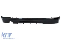 image-39-Paraurti Spoiler Diffusore d'aria Uscita Singola Sinistra per BMW Serie 2 F22 F23 13+ Nero Lucido