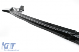 Paraurti Spoiler Labbro per BMW 4 G22 Coupé G23 Cabrio G26 Gran Coupé 2020+ Nero lucido-image-6100554