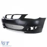 Paraurti sportivo anteriore PDC SRA adatto per BMW Serie 5 E60 Berlina E61 Touring 03-07-image-6200842