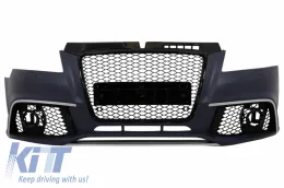 image-25-Pare-choc avant pour Audi A3 8P Facelift Hatchback Convertible 2009-2012 RS3 Look