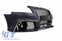 Pare-choc avant pour AUDI A3 8P Facelift Sportback Hatchback Convertible 2009-2012 RS3 Look-image-6028408