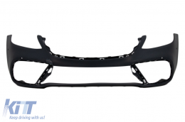 Pare-choc Avant pour Mercedes Classe S W222 Facelift 2017-2020 Look S63 Grilles inférieures-image-6093069