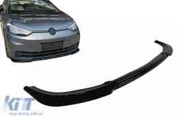image-30-Pare-chocs Add-on Spoiler Becquet Lèvre pour VW ID3 2019-2022 Noir brillant