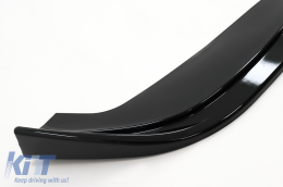 Pare-chocs Add-On Spoiler Lip pour BMW 3 E46 M3 98-04 Noir Brillant-image-6093631