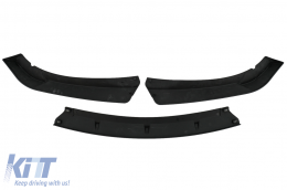 Pare-chocs Add-On Spoiler Lip pour BMW 3 E46 98-04 Standard Noir Brillant-image-6093641