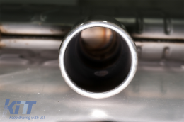 Pare-chocs arrière avec Compléter Épuiser Système pour VW Golf VI 6 2008-2013 R20 Look-image-6086804