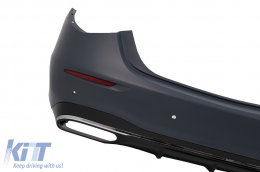 Pare-chocs arrière Becquet pour Mercedes Classe S W223 V223 20+ Sport Line Look Diffuseur-image-6100779