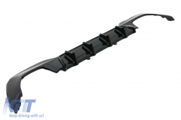 Pare-chocs arrière Diffuseur d'air pour BMW Série 3 G20 G28 G21 2019+ Noir brillant M340i Design-image-6094356