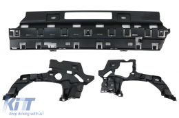 Pare-chocs arrière Diffuseur d'air pour BMW Série 3 G20 G28 G21 2019+ Noir brillant M340i Design-image-6094290