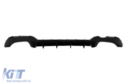 Pare-chocs arrière Diffuseur d'air pour BMW Série 3 G20 G28 G21 2019+ Noir brillant M340i Design-image-6094295