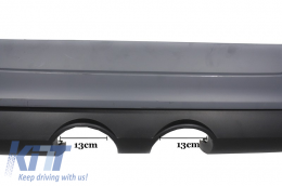 Pare-chocs arrière Extension pour VW Golf 5 V 2003-2007 R32 Look Système d'échappement Catback-image-6021935