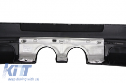 Pare-chocs arrière Extension pour VW Golf 5 V 2003-2007 R32 Look Système d'échappement Catback-image-6021938