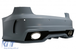 Pare-chocs arrière pour Audi A3 8V Sedan Pre Facelift 2012-2016 RS Look Silencieux Conseils-image-6085076