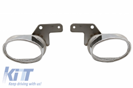 Pare-chocs arrière pour AUDI A4 B9 8W 2016-2018 Berline RS4 Look PDC Silencieux Conseils-image-6057202