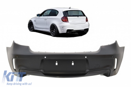 Pare-chocs arrière pour BMW Série 1 E87 E81 Hatchback 04-11 1M Design PDC-image-6068646