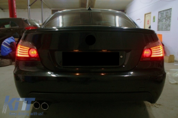 Pare-chocs arrière pour BMW Série 5 E60 LCI 2007-2010 M-Technik Look avec PDC 18mm-image-6020198