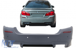 Pare-chocs arrière pour BMW Série 5 F10 11-17 Diffuseur d'air M5 Look-image-6078655